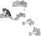 PawHut Cat Wall Shelves, 4 Piece Wall-Mounted Cat Tree with Steps, Ladder, Jumping Platforms, Scratching Posts, Toy Ball, Cat Wall Furniture for Indoor Cats, Light Grey