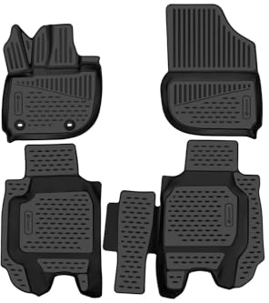 Element 3D Gummimatten Set passend für Honda Vezel (II) | 2021-> | 100% passgenaue Auto Fußmatten Gummimatten Auto, Auto Fussmatten Gummi