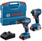 Bosch Professional 18V System Akku-Drehschlagschrauber GDR 18V-215 + Bohrschrauber GSB 185-LI (inkl. 2x Akku GBA 18V 2.0Ah, Ladegerät GAL 18V-20, Koffer)