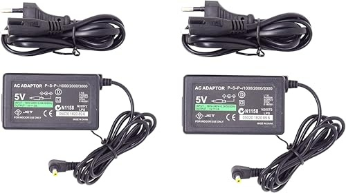 2X Ladekabel Kompatibel Mit Sony PSP 1000/2000/3000 Netzteil Ladegerät Kabel Ladegerät Reise Charger