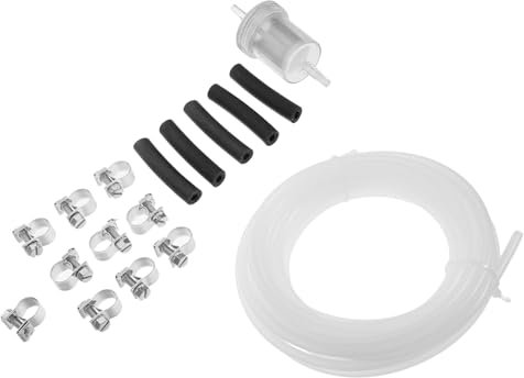 ERINGOGO 1set Auxiliary Tank Extractor Generator Gas Tube Replacement Kit Oil Hose Clips Hoses and Oil Filter for Parking Heater Heating Applications