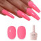 Imtiti Peach Gel Nail Polish, Peach Pink Nail Gel Polish High Gloss Soak Off UV LED Spring Summer Nail Art Manicure Salon DIY Design 10ml