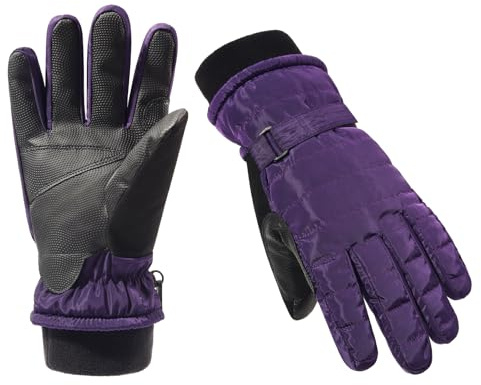 Vislivin Women Winter Ski Gloves Windproof Thermal Skiing Gloves Touch Screen Snowboard Snow Glove