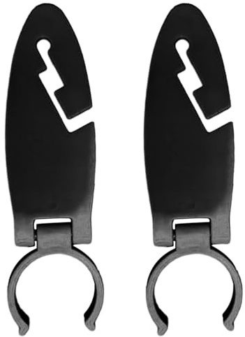 Generico Paddle Board Clips - 2-teilige Kajak-Befestigungsklemmen | Erweiterbares Paddle Board | Easy Installieren Wassersportausrüstung | Teenager Erwachsene Athleten Mädchen Mama Papa