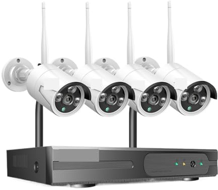 5MP WiFi CCTV Kamera Sicherheitssystem Kit 16CH NVR Recorder Set P2P Outdoor Wireless IP Kameras Video Überwachung System(None,3MP Bullet System)