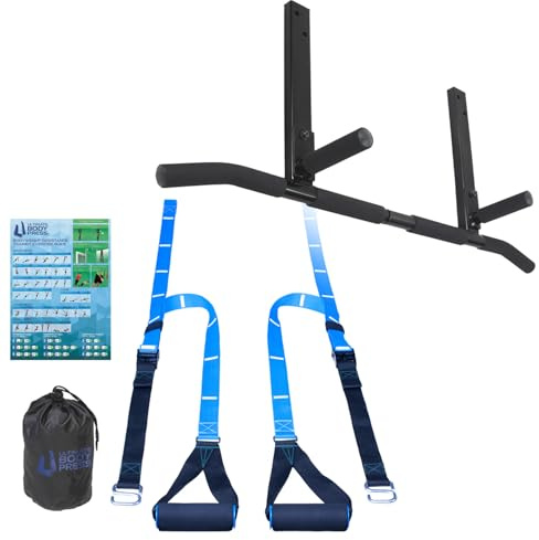 Joist Mount Pull Up Bar and Strap System
