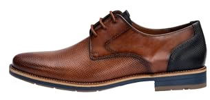 LLOYD Herren Schnürhalbschuhe Drift 110, Männer Low-Top Sneaker,Halbschuhe,sportlich,Herren-Mode,stilvoll,Stil,qualitaet, Brown/Navy, 39 EU / 6 UK