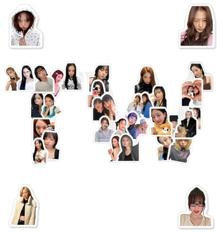 Ozmw 100 Stück TWI 2 CE Stickers Aufkleber,Wasserdichte Vinyl Kpop Stickers Set, TWI 2 CE Meme Sticker,TWI 2 CE Merch,Geschenk für fans, Mini Fotoaufkleber,Für Laptop Helm Fahrrad