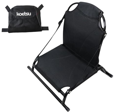 Kayak Seat with Storage Bag Anti Slip Lightweight with Back Boat Seat for Paddle