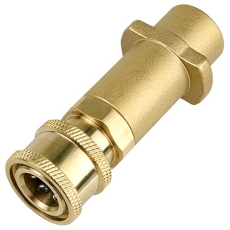 Pressure Washer Adapter Brass 1 / 4inch Connector Quick Insert for K3k4k5k6k7 Foam Nozzle High