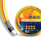 STI Tubo Irrigazione Giardino Acqua Anti Torsione Tricot Rinforzo 5 Strati 5/8''(15mm) x 15m Giallo