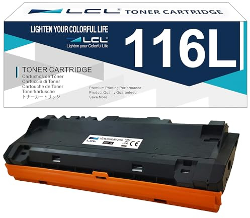 LCL MLT-D116L Schwarz Toner kompatibel für Samsung MLT-D116L MLT-D116S für Samsung Xpress M2625 M2625D M2675FN M2825DW M2825ND M2875FD M2875ND M2875FW M2885FW M2835DW (1-Pack)
