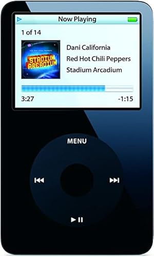 Apple iPod Classic, 5th Gen, 30GB - Black (Renewed)