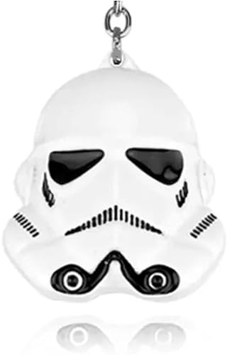 Schlüsselanhänger aus Metall mit Ring- für Fans der Star Wars Saga (TROOPER)