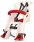b bellelli Tatoo Plus - Seggiolino Bici Anteriore - Attacco Handlefix - Si Fissa al Manubrio - dai 9 Mesi ai 3 Anni - Max 15 kg - Colore White