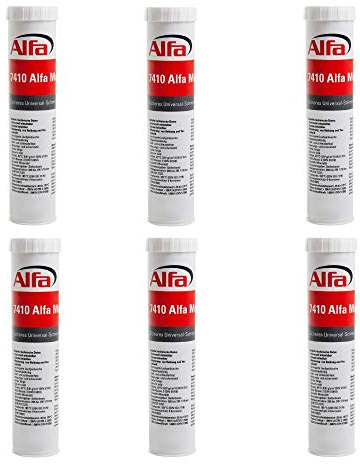 6x Alfa Mehrzweckfett 400 ml Profi-Qualität universell einsetzbares Lithiumfett, Schmierfett, Langzeitfett - schützt Motoren vor Korrosion und Alterung, temperaturbeständig