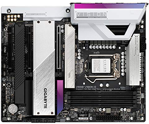 Gigabyte Z590 VISION G ATX Motherboard for Intel LGA 1200 CPUs