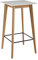 KADIMA DESIGN Skandinavischer Bartisch, Eichenbeine, quadratische Tischplatte, 50 kg Belastbarkeit