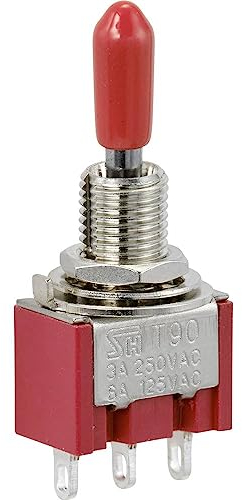 TRU COMPONENTS TC-9353984 Wippschalter 250 V/AC 3A 1 x Ein/Aus/Ein rastend 1St.