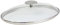 Cristel - Couvercle en Verre Bombe Ovale - Platine - 35 CM