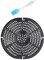 Padella grill sostitutiva per friggitrice ad aria, piastra per friggitrice Accessori per friggitrice ad aria Lega di alluminio Facile da pulire Design, 18 * 17.5 CM