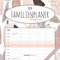 Familienplaner Deluxe 2024 - Broschürenkalender 30x30 cm (30x60 geöffnet) - Kalender mit Platz für Notizen - 5 Spalten - Bildkalender - Wandkalender