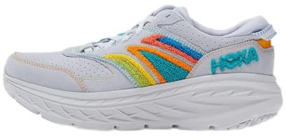 HOKA ONE ONE Bondi L Embroidery, Scarpe da Escursionismo Unisex-Adulto, Arctic Ice/Atlantis, 40 EU