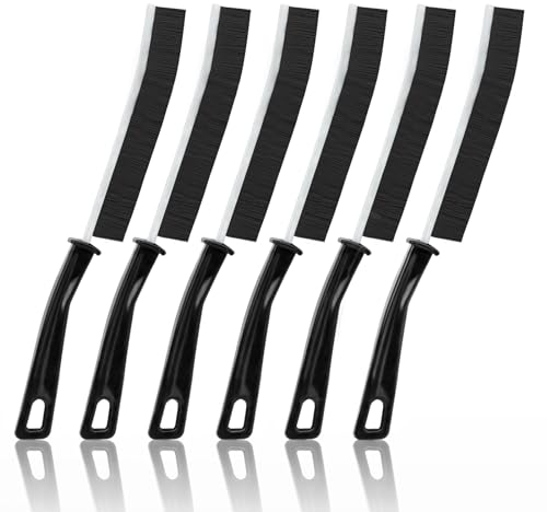 Reinigungsbürste Schmal, 6 Stück Fugenreinigungsbürste, Multifunktionale Fugenbürste, Klein Eckbürste, Spaltreinigungsbürste, Gap Cleaning Brush für Bad Küchen und Haushalt