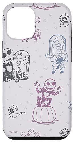 Tim Burton's The Nightmare Before Christmas Jack and Sally Case for iPhone 12/12 Pro