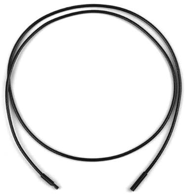 45/50/60cm Black/Brown Leather Chain Necklace For Women Men Handmade Waxed Braid Rope Stainless Steel Clasp Neck Pendant Chain-B-Black 1.5mm-50cm