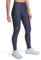 Under Armour HeatGear Damen-Leggings mit hoher Taille, mit Taschen, rutschfest, (044) Downpour Grey/White, X-Klein