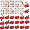 LTHOENG Vigili del fuoco, regalo di compleanno per bambini, giocattolo per feste di pompiere, regalo per bambini, auto dei pompieri per Halloween, calendario dell'Avvento, decorazione per compleanno.