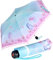 Knirps Kinder-Taschenschirm 4Kids reflective mit Reflexborte - Unicorn - türkis-rosa