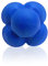 EMUKOEP Sechseckiger Ball, Gummibälle, Geschwindigkeitskoordinationstrainer (Blau)