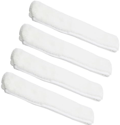 4 Pack Microfiber Window Cleaner Replacement Scrubber Window Glass Cleaning Cloths for Extension Rod 35cm