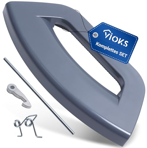 VIOKS Türgriff Griff Handgriff Ersatz für Indesit Ariston Hotpoint C00286151 Bauknecht Whirlpool 482000031725 Waschmaschine Griff Bullaugengriff - WMG WMD WML FMG FMD Waschmaschine Zubehör