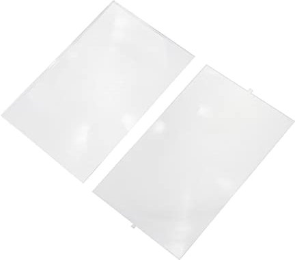 FRCOLOR 2pcs High Definition Fresnel Lens for Projector 90x140mm Optical Experiment High Transmission Made of Acrylic