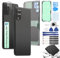 RongZy Ersatz für Samsung Galaxy S20 + Plus Backcover Akkudeckel für Samsung Galaxy S20 Plus SM-G986B Batterietür Gehäuse Rückseite Ersatz mit Tool Kit (Schwarz)