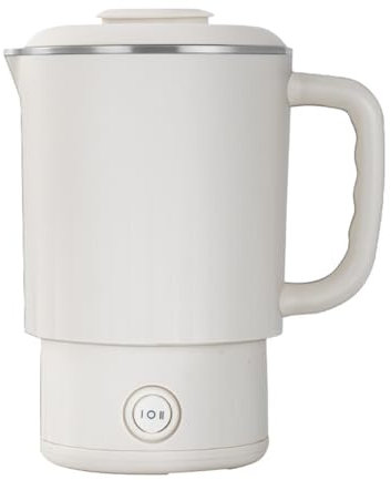 Foldable Electric Kettle, Mini kettle, 600W Electric Boiling Water Kettle, 304 Stainless Steel Electric Kettle, Multi Functional Water Heater Electric with 2 Temperature Settings for Travel Holiday