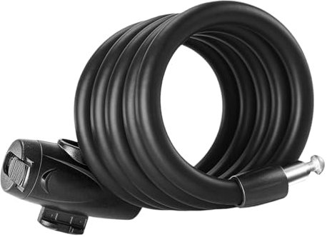 Cycling Coiled Chain Lock Safe Fahrräder Schloss Mit 2 Wichtigen Sicherheitsklapprädern Stahlkabelschloss Mit Montagehalterung