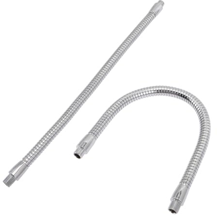 EPIGEIST 2 Stück Flexibler LED Lichtarm aus Eisen mit Schnellverschlussbasis und Externem Gewinde Einfach Verstellbarer Schwanenhalslampenhalter für Präzise Beleuchtung