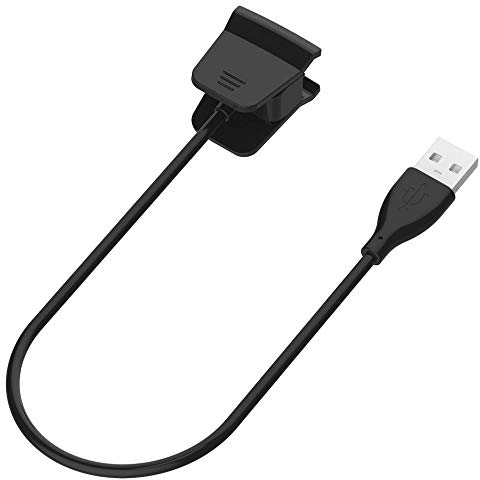 subtel 0,20m Ersatz USB Kabel kompatibel mit FitBit Alta HR Smartwatch Ladekabel Smartwatch Connector auf USB A 2.0 Datenkabel 1A, Sportuhr Fitness Uhr