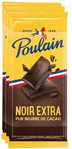 Poulain Chocolat Noir Extra 3 x 100 g