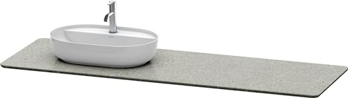 Duravit Duravit Quarzsteinkonsole LUV 25 x 1783 x 595 mm Ausschnitt links grau Struktur
