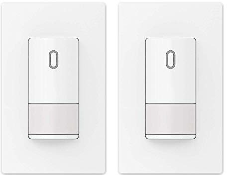 ELEGRP Motion Sensor Light Switch, for 300W LED Capacity, No Neutral Wire