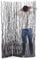 DESIGN DELIGHTS Weiden RAUMTEILER Wave 3 | 170x120 cm (HxB), Weidenholz | 3-teilige Trennwand, Paravent, Zweig Raumtrenner | Farbe: schwarz