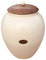 EliteKoopers Ceramic Cream Bread Bin Jar For Home Kitchen