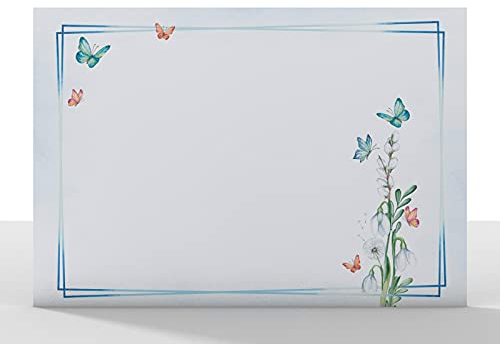 Schreibtischunterlage aus Papier DIN A2 | Abreißblock | Design Frühlingsgefühle | 25 Blatt Schreibtischunterlage A2 | extra Kalenderblatt für ’25 und ’26 | Notiz Unterlage | paperandpicture