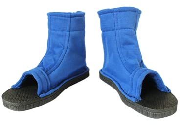 Anime Ninja Cosplay blaue Schuhe für Halloween [US 5 - US 11] [Erwachsene/Kinder], blau, 45 1/3 EU