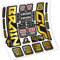 Pegatinas en vinilo adhesivo compatibles con horquilla Rock Shox SID Brain Ultimate (Oro Cromado)